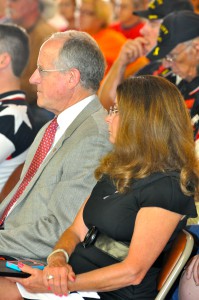 Congressman and Mrs. Mike Conaway were present and Congressman Conaway gave a very moving tribute.