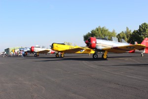 HSW aircraft (about 11) dominated the fly-in.  Photo by Tuck