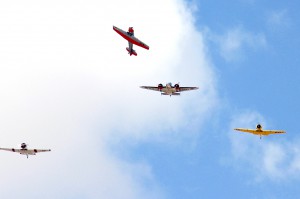 The Missing Man formation caps off another Memorial Day ceremony.